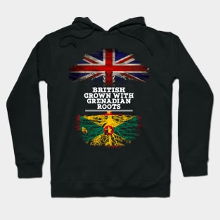 British Grown With Grenadian Roots - Gift for Grenadian With Roots From Grenada Hoodie